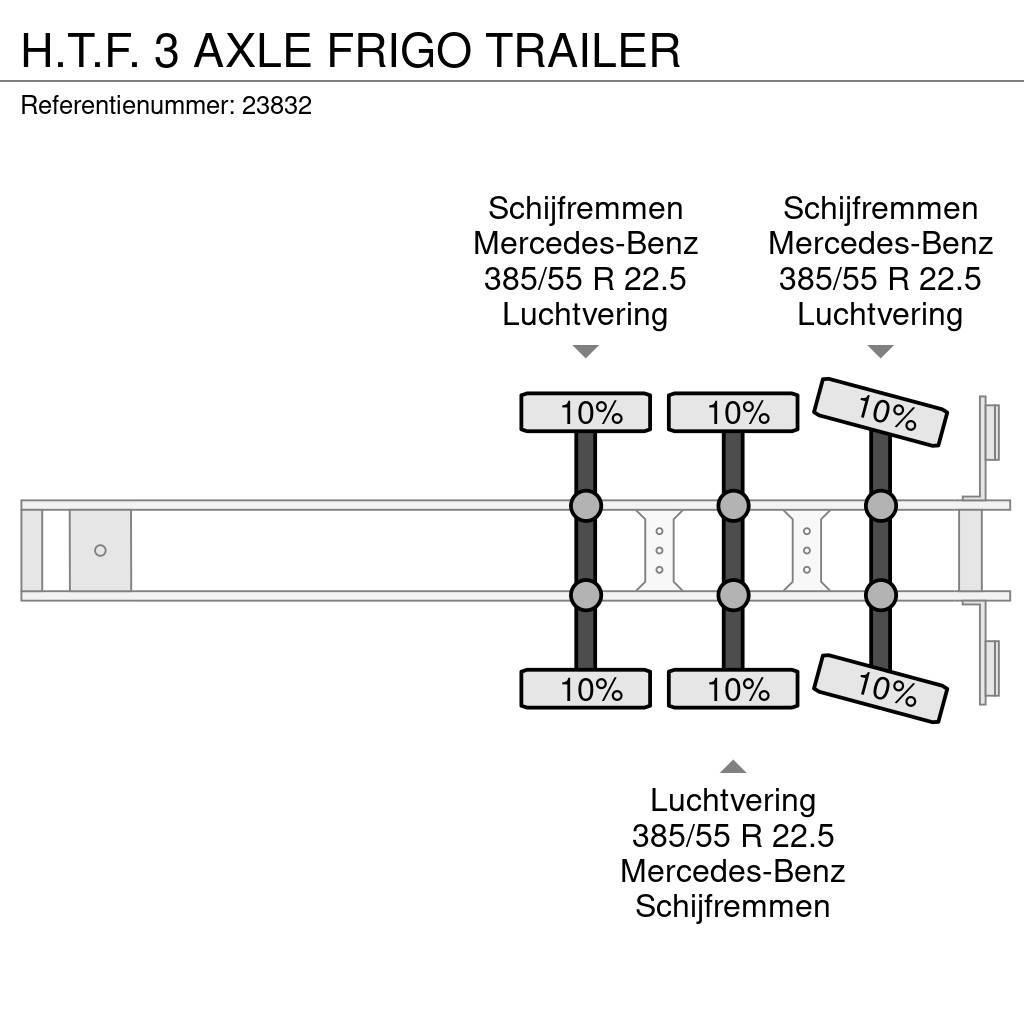  H.T.F. 3 AXLE FRIGO TRAILER Kühlauflieger
