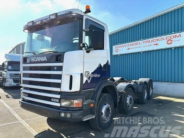 Scania R124-420 C 8x4 FULL STEEL CHASSIS (EURO 3 / FULL S Wechselfahrgestell