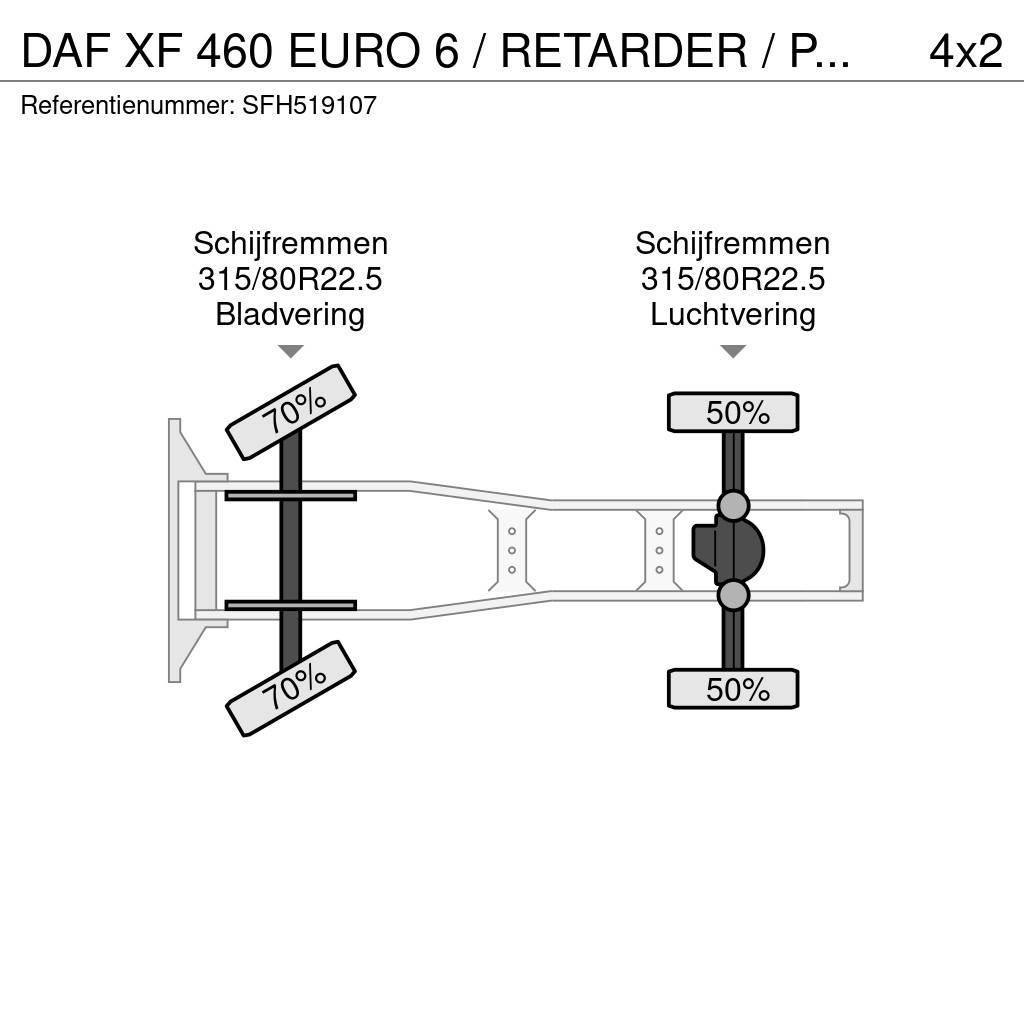 DAF XF 460 EURO 6 / RETARDER / PTO / AIRCO Sattelzugmaschinen