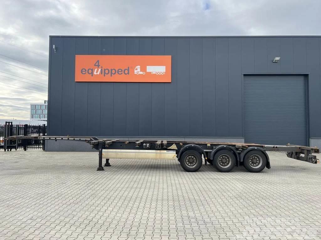 Krone 45FT HC, liftaxle, extendable front+ rear+ bumper, Containerauflieger