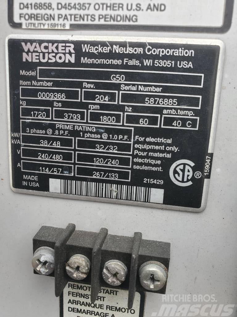 Wacker Neuson G 50 Diesel Generatoren