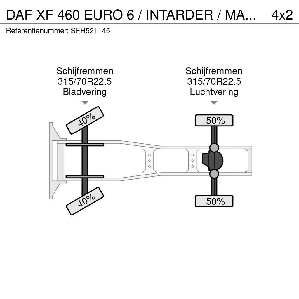 DAF XF 460 EURO 6 / INTARDER / MANUEL / AIRCO / BELGIU Sattelzugmaschinen