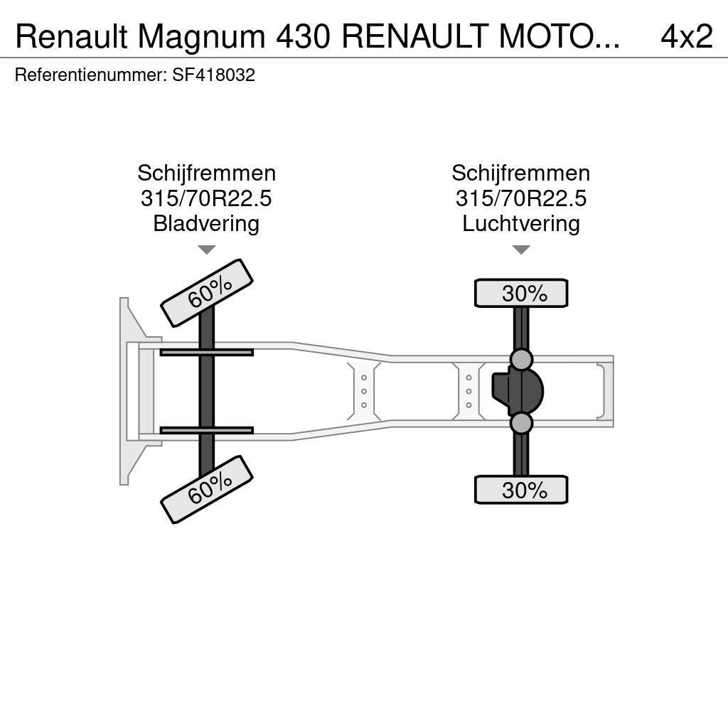 Renault Magnum 430 RENAULT MOTOR / AIRCO Sattelzugmaschinen