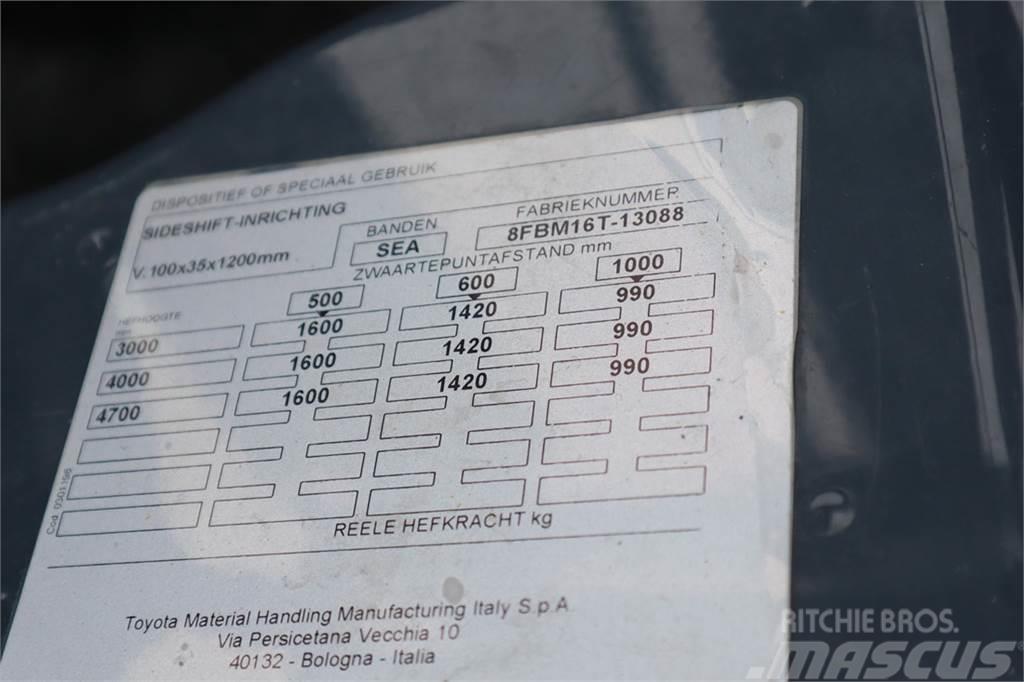 Toyota 8FBM16T  Valid inspection, *Guarantee! Electric, 5 Diesel Stapler