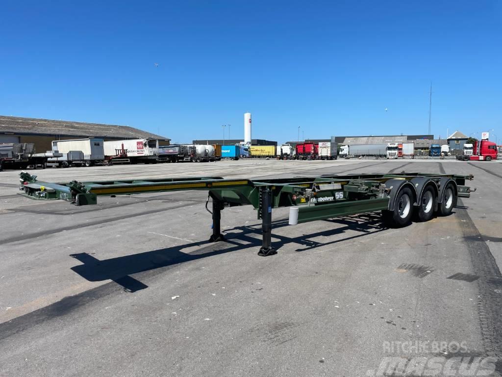 Kässbohrer Multi 3 axle High Cub Container Chassis 20/30/40" Containerauflieger