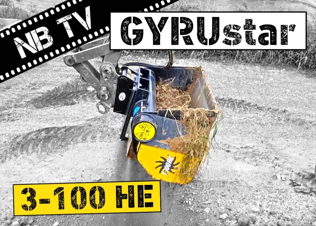 Gyru-Star 3-100HE (opt. Lehnhoff MS03, Verachtert) Siebschaufeln