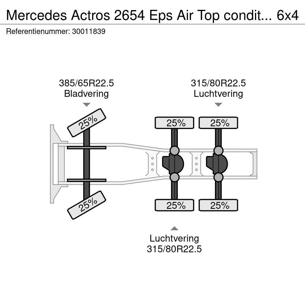 Mercedes-Benz Actros 2654 Eps Air Top condition Sattelzugmaschinen