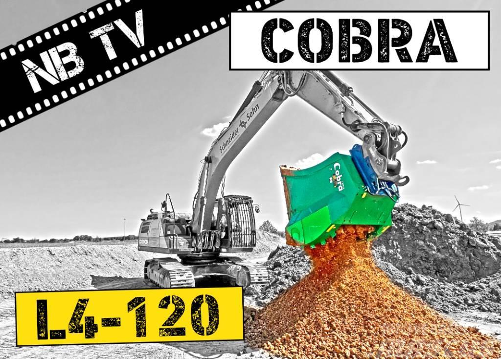 Cobra Siebschaufel L4-120 | Schaufelseparator Bagger Siebschaufeln