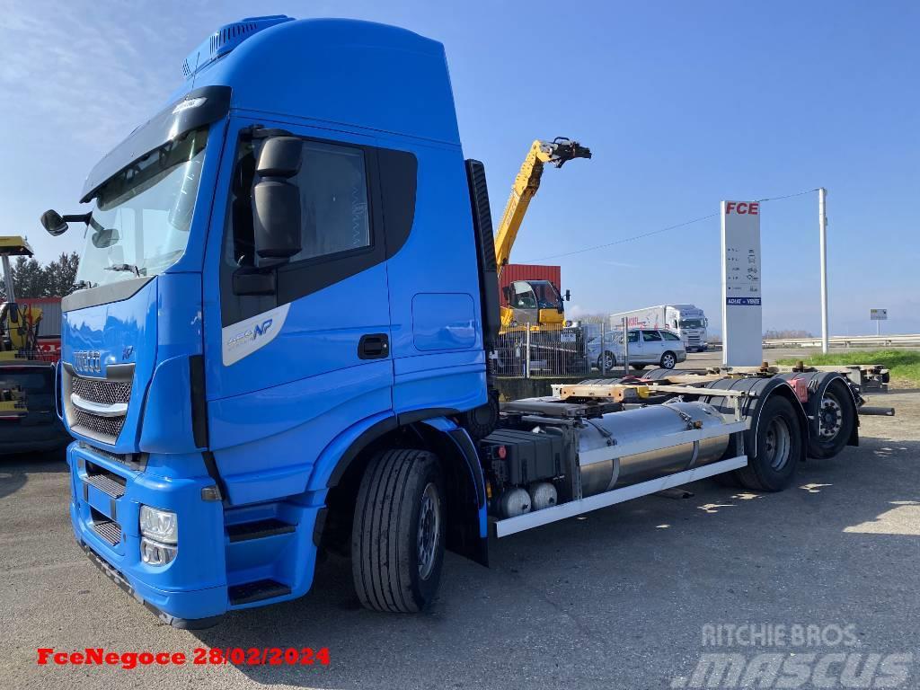 Iveco STRALIS 460NP LNG RETARDER Wechselfahrgestell