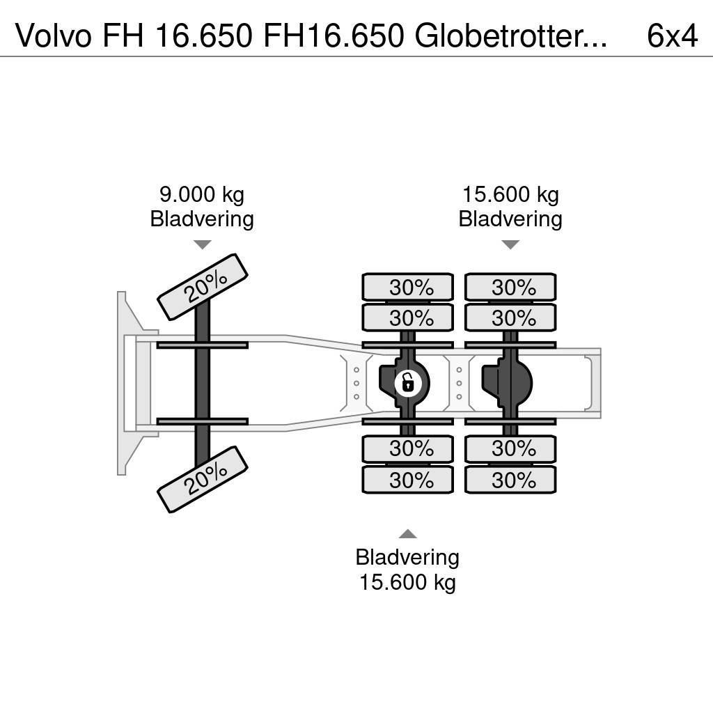 Volvo FH 16.650 FH16.650 Globetrotter EU6 VEB 200Ton Sattelzugmaschinen