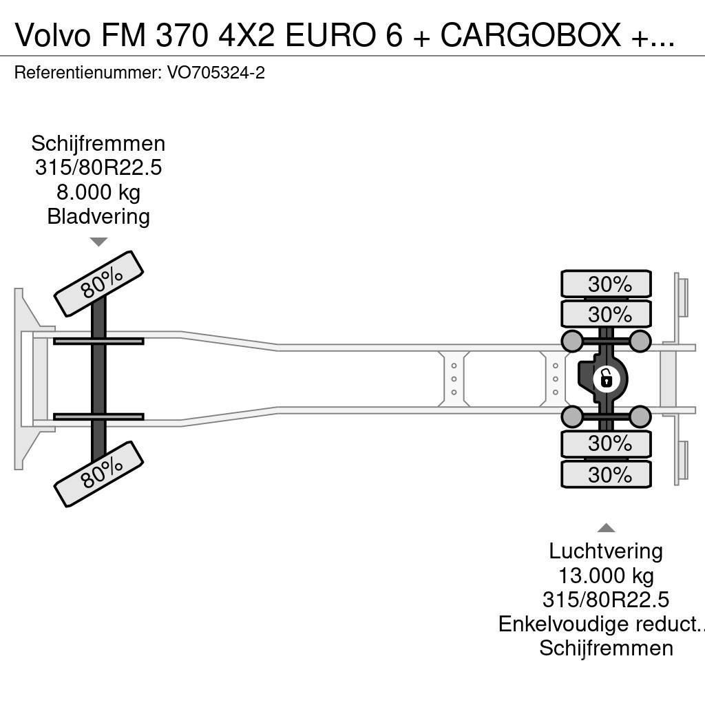 Volvo FM 370 4X2 EURO 6 + CARGOBOX + CARGOLIFT ZEPRO Kastenaufbau