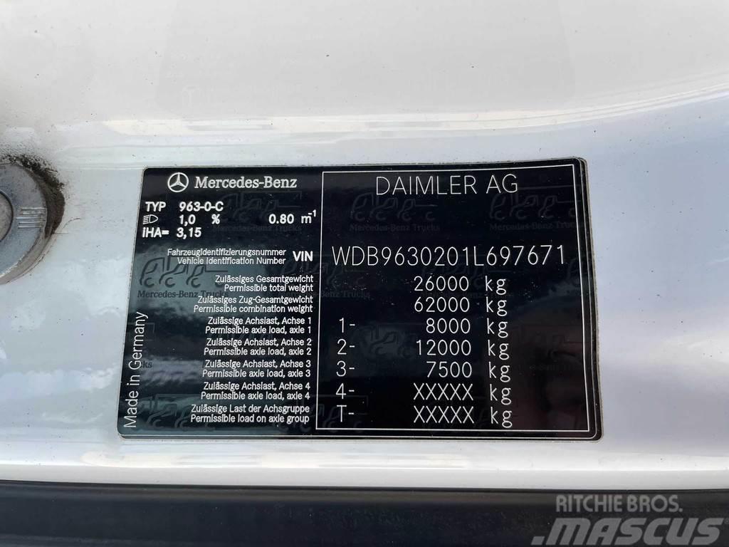 Mercedes-Benz Actros 2542 6x2*4 + SIDE OPENING 2X Kastenaufbau
