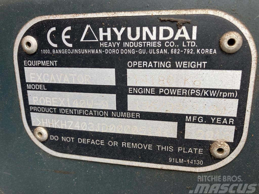 Hyundai Robex 140 W-9 Mobilbagger