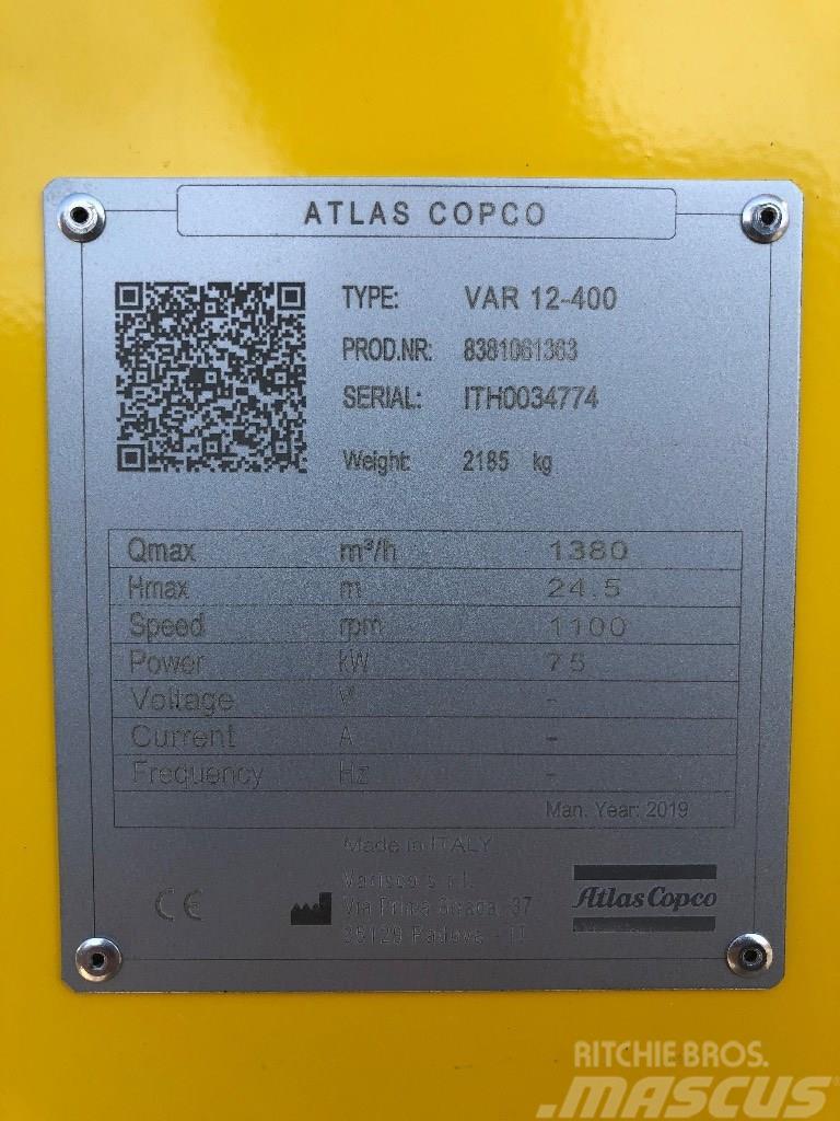 Atlas Copco VAR 12-400 Wasserpumpen