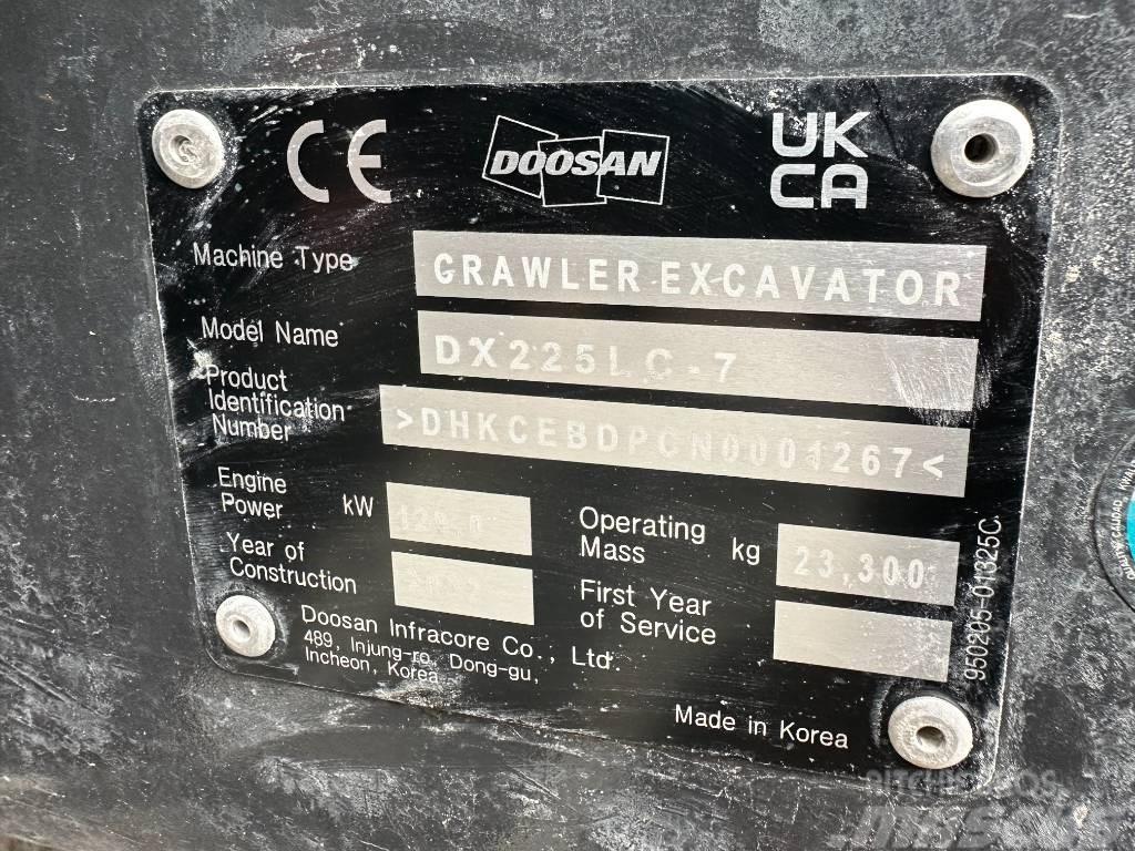 Doosan DX 225 LC-7 TOPCON OQ70/55 Raupenbagger