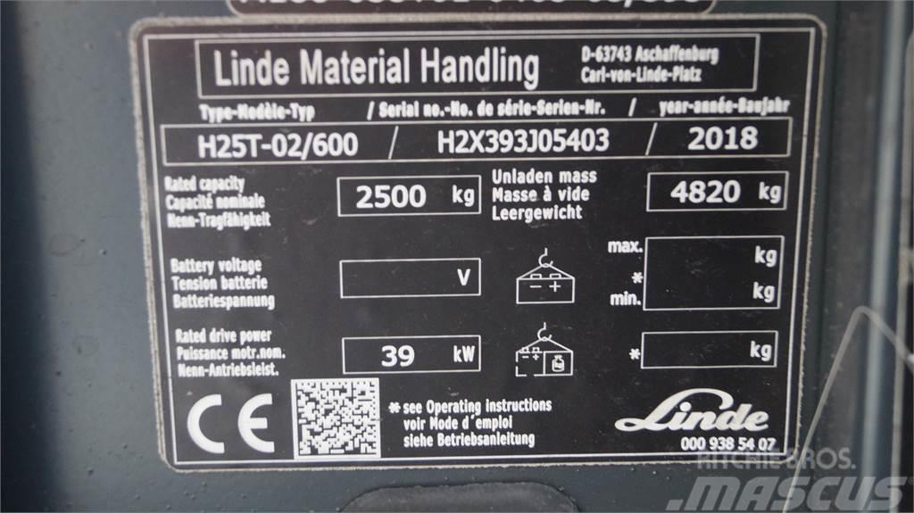 Linde H25T/600 Gas Stapler