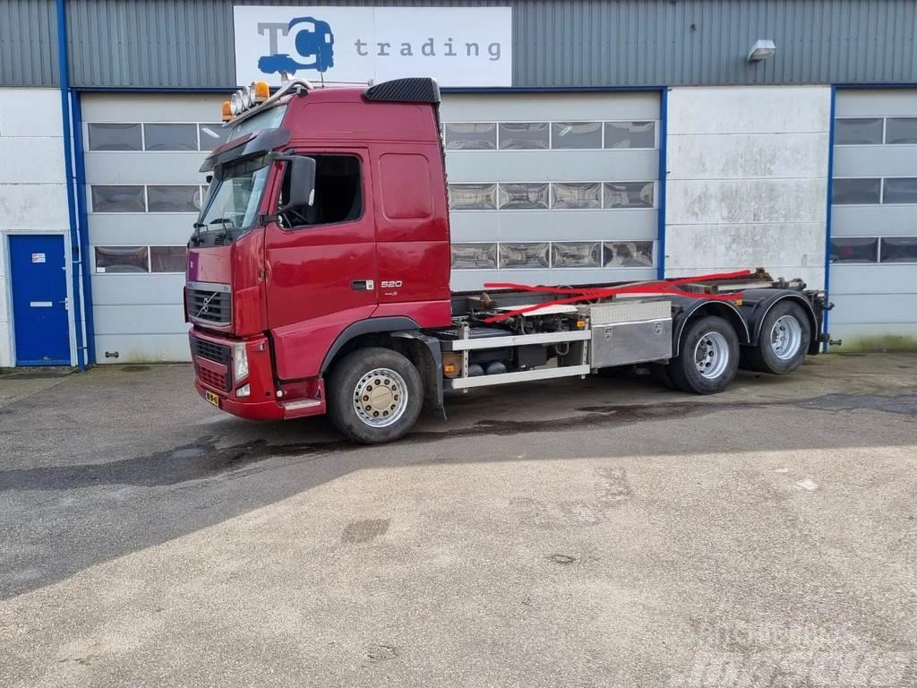 Volvo FH 16.520 6x2 Chassis Cabine. euro 5 Wechselfahrgestell