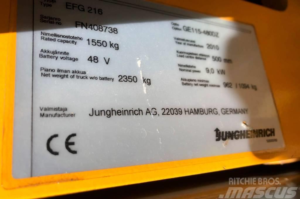 Jungheinrich EFG 216 Elektro Stapler