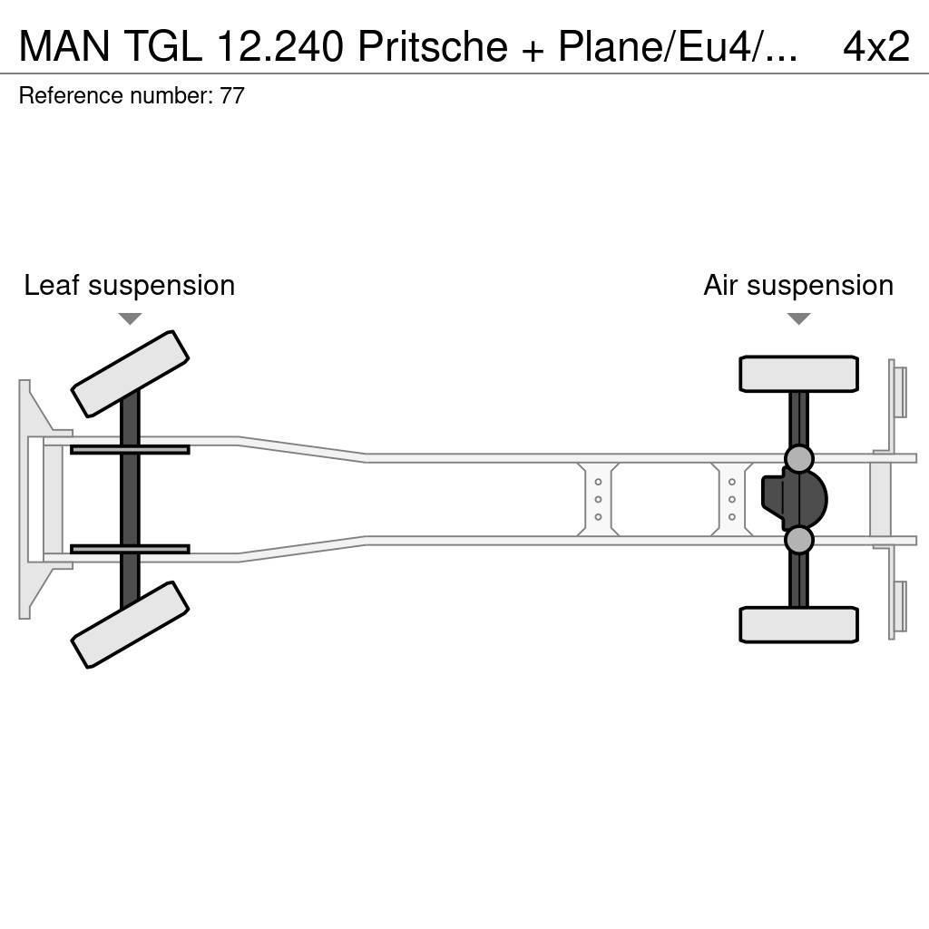 MAN TGL 12.240 Pritsche + Plane/Eu4/LBW Pritsche & Plane