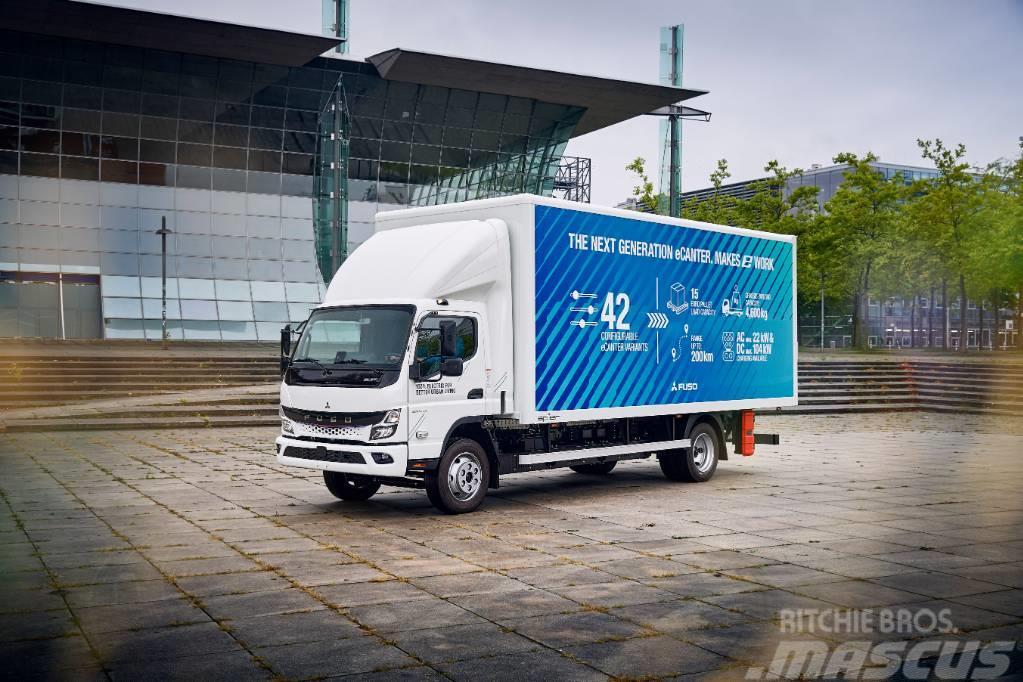 Fuso eCanter el lastbil 8,55 ton transportskåp Kastenaufbau