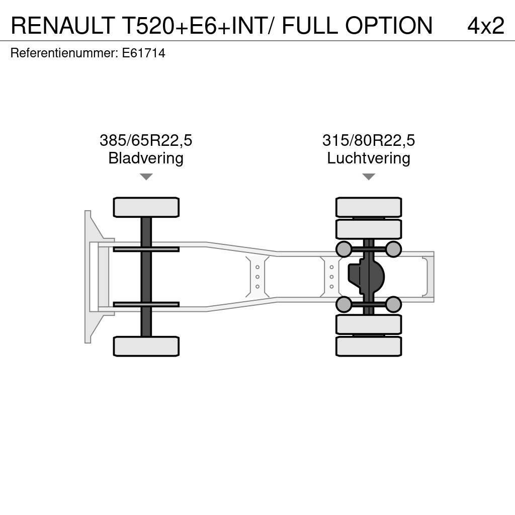 Renault T520+E6+INT/ FULL OPTION Sattelzugmaschinen