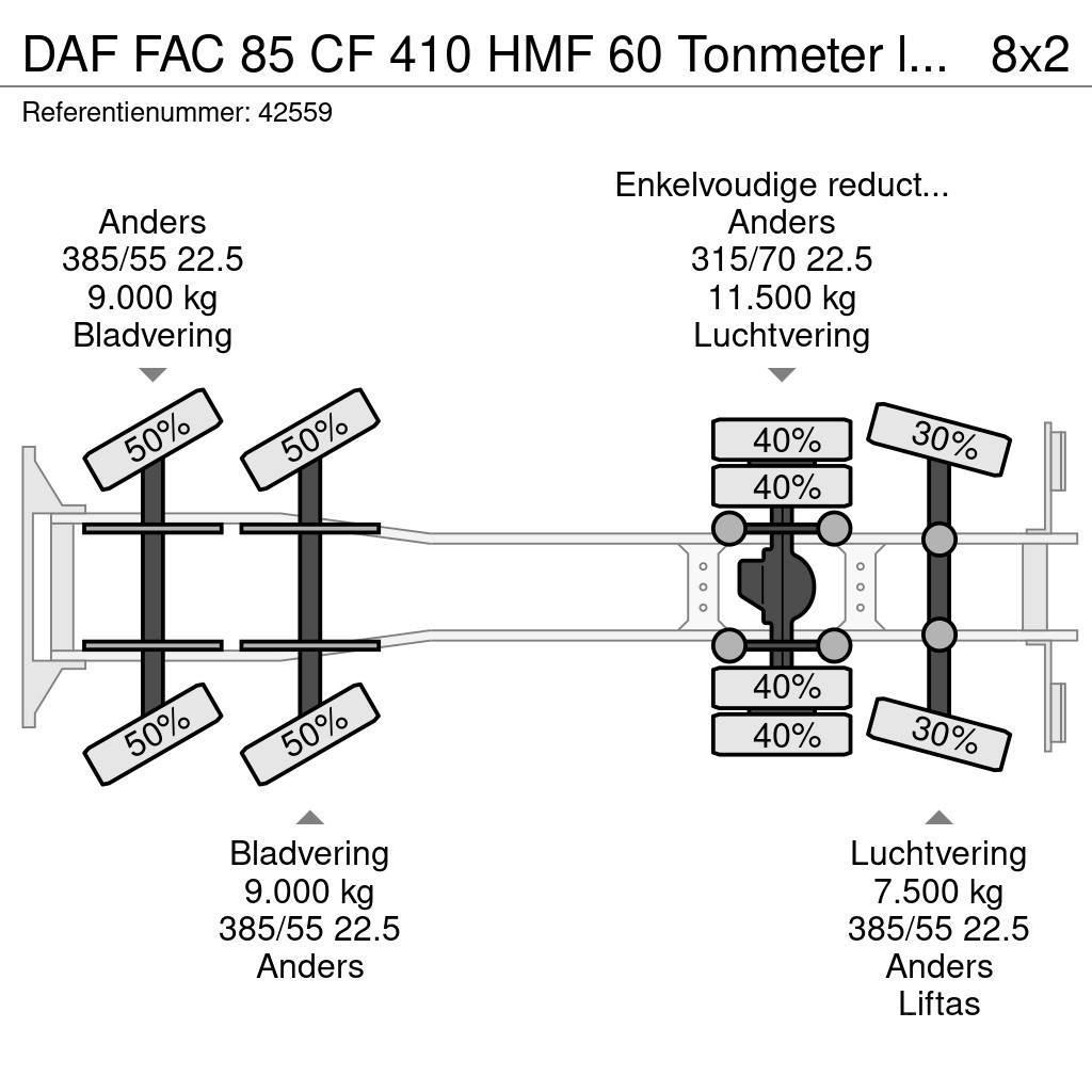 DAF FAC 85 CF 410 HMF 60 Tonmeter laadkraan + Fly-Jib All-Terrain-Krane