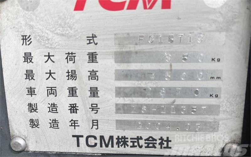 TCM FG15T19 Andere Gabelstapler
