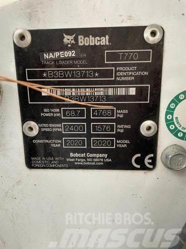 Bobcat T770HFJ suspension Kompaktlader