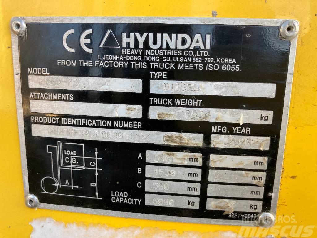 Hyundai 50 D-7 E Diesel Stapler