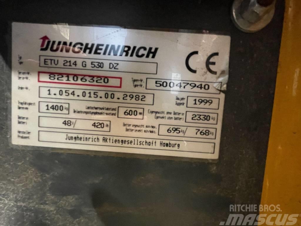 Jungheinrich ETV 214 G 530 DZ Schubmaststapler