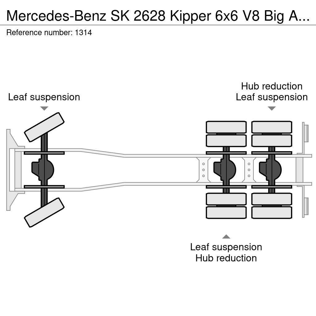 Mercedes-Benz SK 2628 Kipper 6x6 V8 Big Axle's Auxilery ZF Top C Kipper