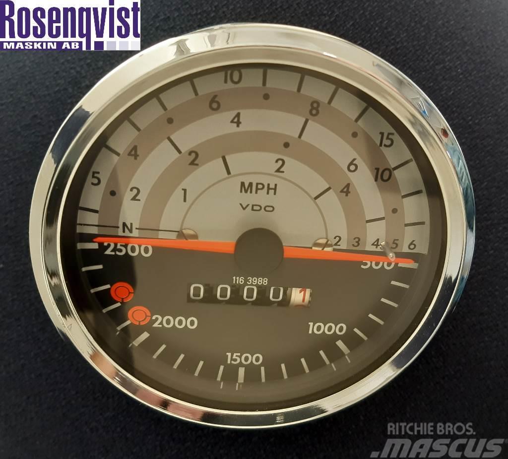 Deutz-Fahr VDO Tachometer mph 01163988, 129.035/034/035 Elektronik