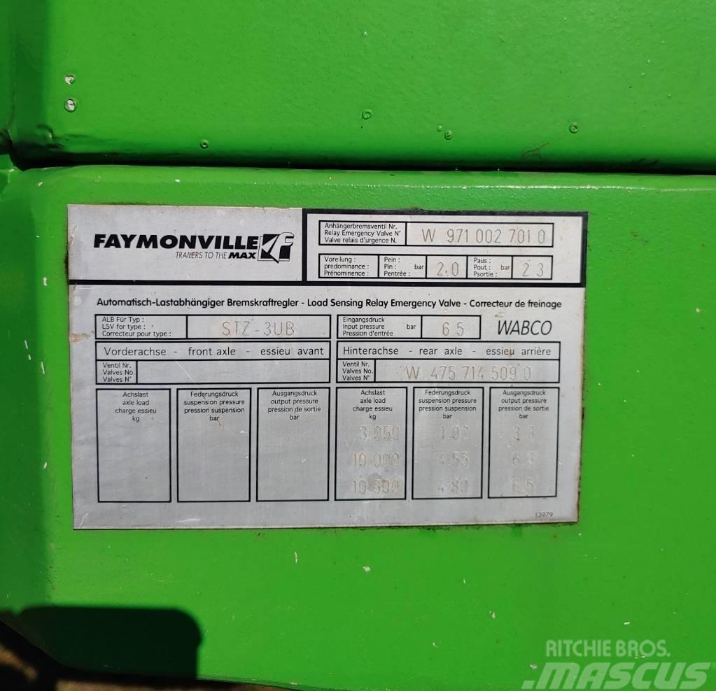 Faymonville STZ-3UB Sattelauflieger Tieflader-Auflieger
