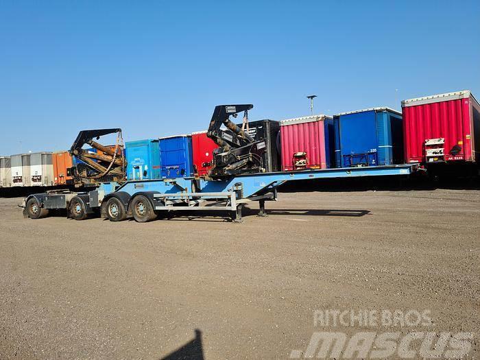 Hammar 195D SIDELOADER 4 AXLE 2E TRAILER CONNECTION 36 TO Containerauflieger