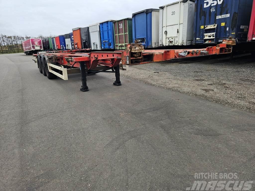 Krone SD 27 | 3 axle container chassis | 4740 kg | Saf D Containerauflieger