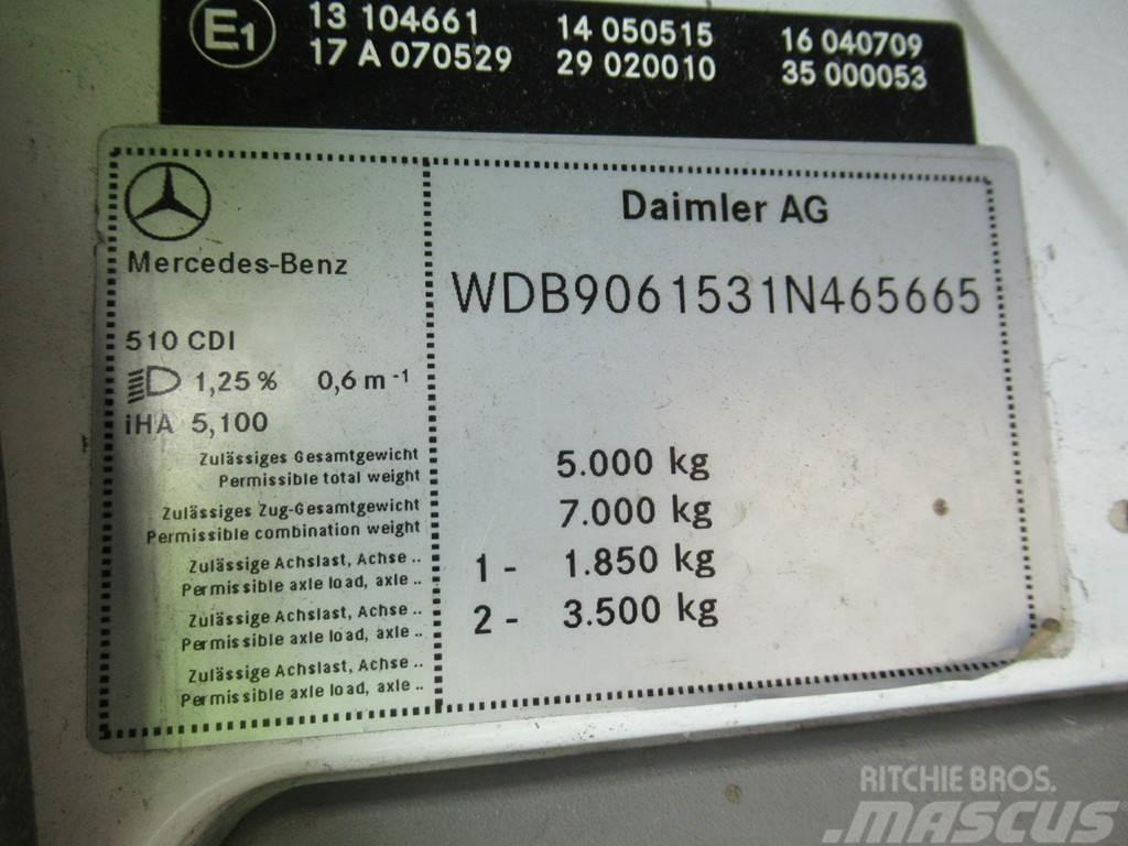 Mercedes-Benz Sprinter 510CDI Kipper + Zij-belading Side-loader Müllwagen