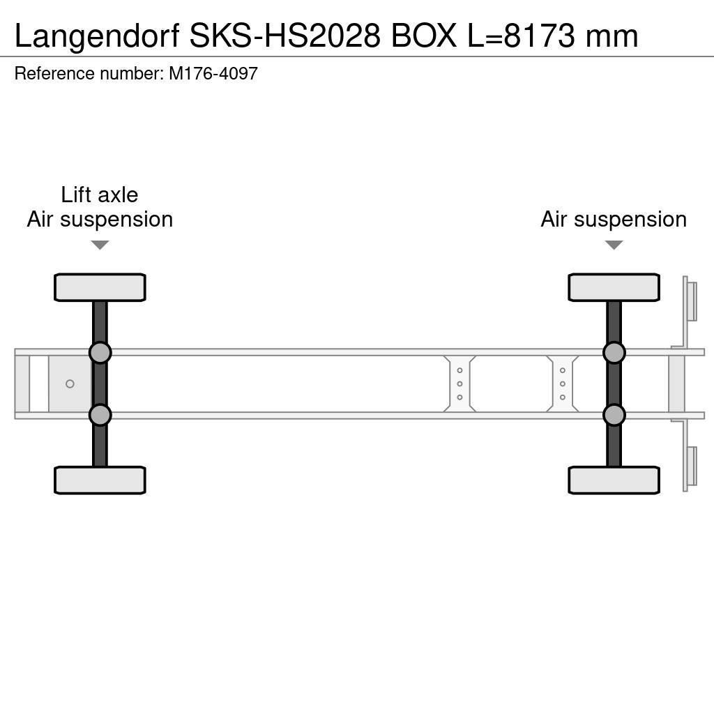 Langendorf SKS-HS2028 BOX L=8173 mm Kippladerauflieger