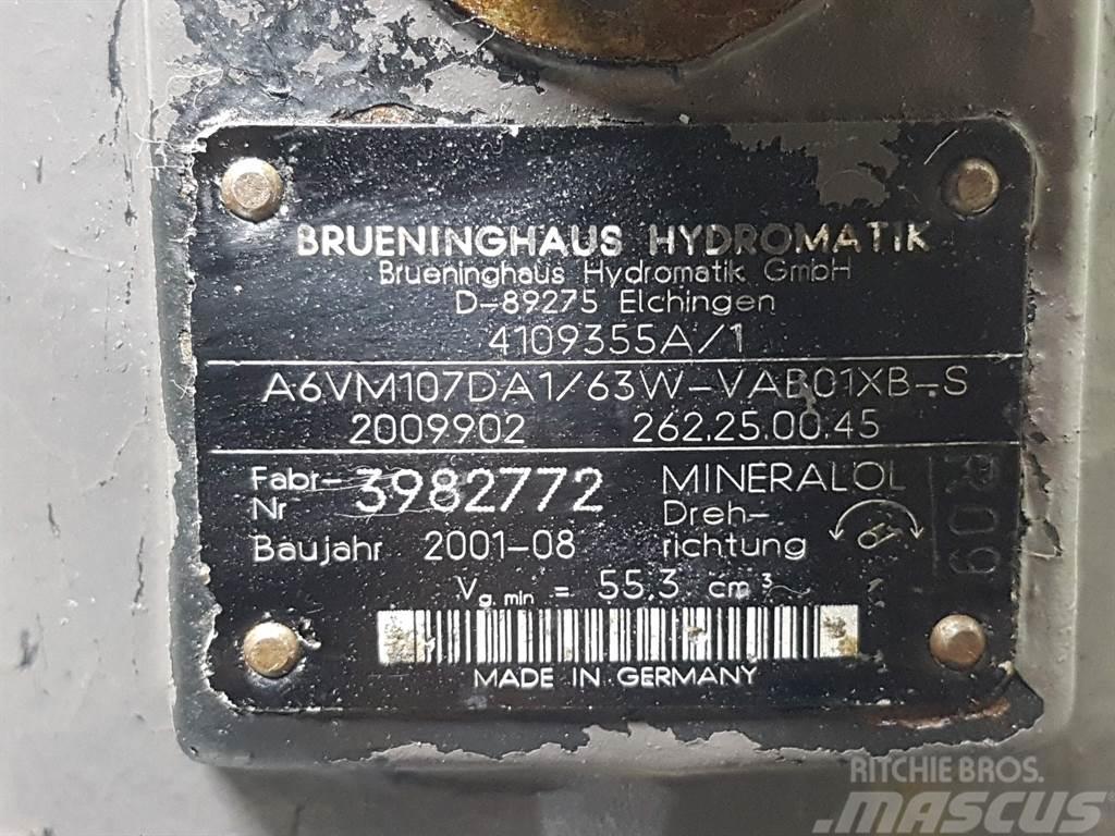 Ahlmann AZ14-Brueninghaus A6VM107DA1/63W-Drive motor Hydraulik