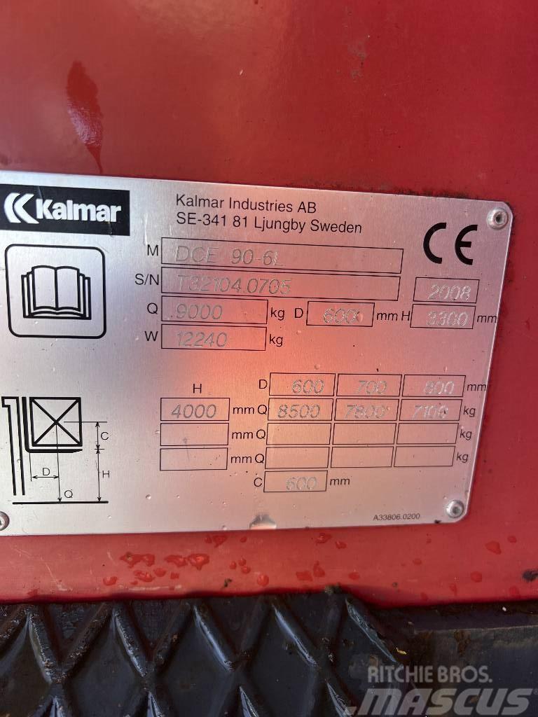 Kalmar DCE 90-6L     Duplex Zinken+Seitenschie Diesel Stapler
