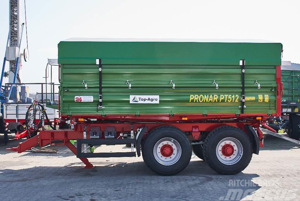 Pronar PT 512 TANDEM 12 tones tipping trailer/ przyczepa Kippanhänger