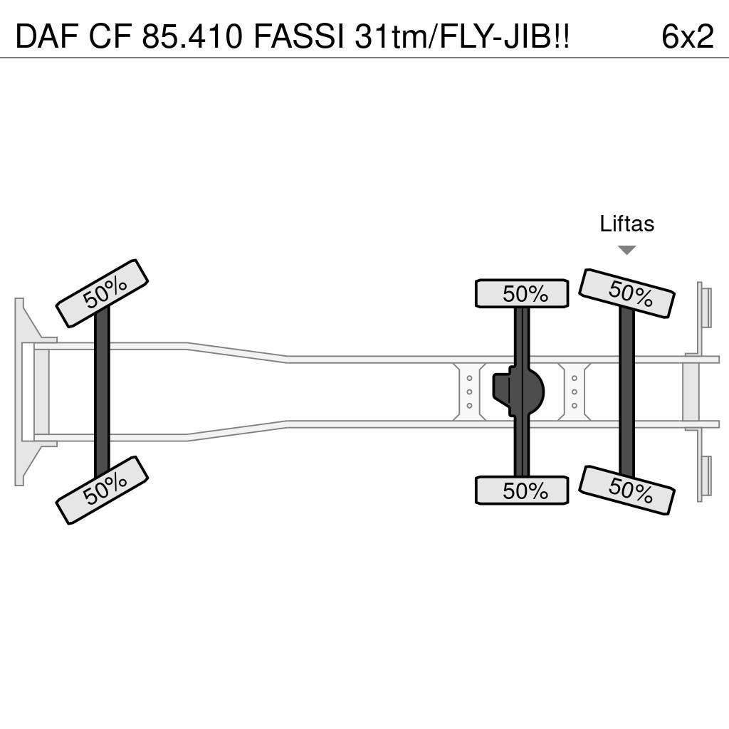 DAF CF 85.410 FASSI 31tm/FLY-JIB!! All-Terrain-Krane
