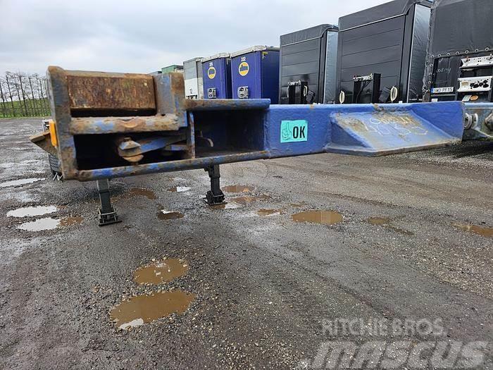 Groenewegen 3 AXLE CONTAINER CHASSIS 40 FT 2X20 FT 20 MIDDLE G Containerauflieger