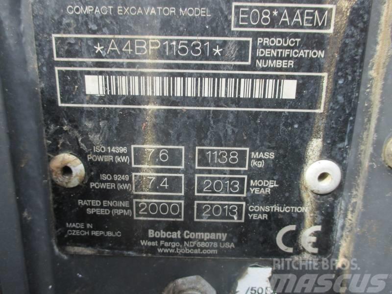 Bobcat E 08 Minibagger < 7t