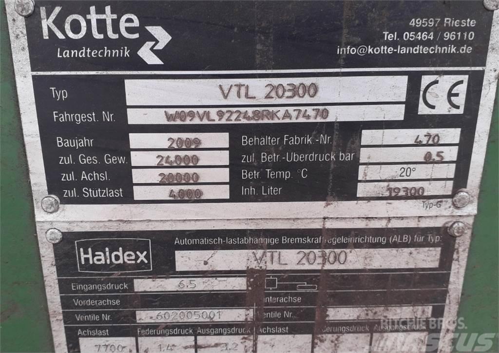 Kotte VTL 20300 Gülletankwagen