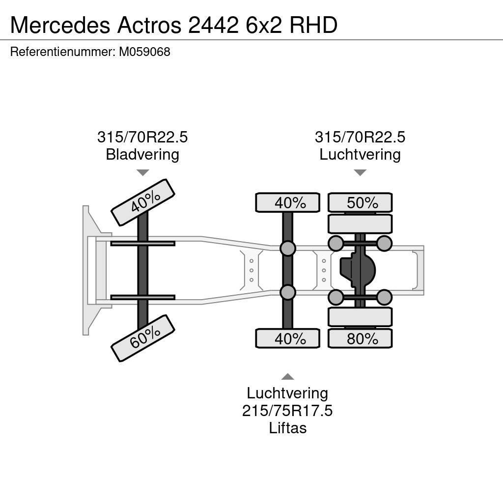 Mercedes-Benz Actros 2442 6x2 RHD Sattelzugmaschinen