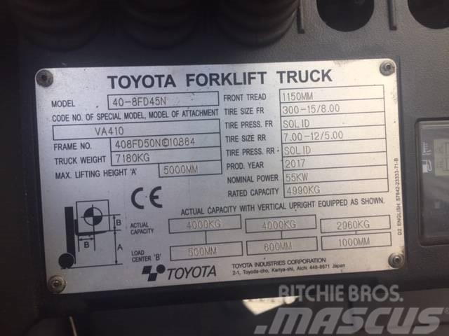 Toyota 40-8FD45N Diesel Stapler