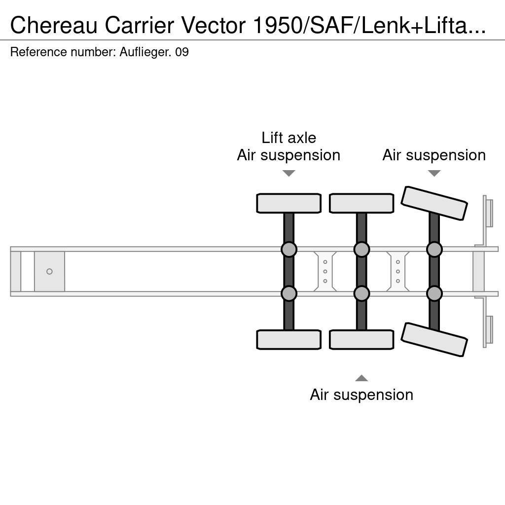 Chereau Carrier Vector 1950/SAF/Lenk+Liftachse/LBW Kühlauflieger