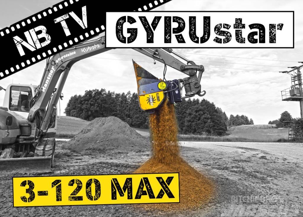Gyru-Star 3-120MAX | Sieblöffel für Bagger & Lader Siebschaufeln