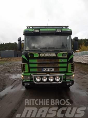 Scania R 144 GB Holzfahrzeuge