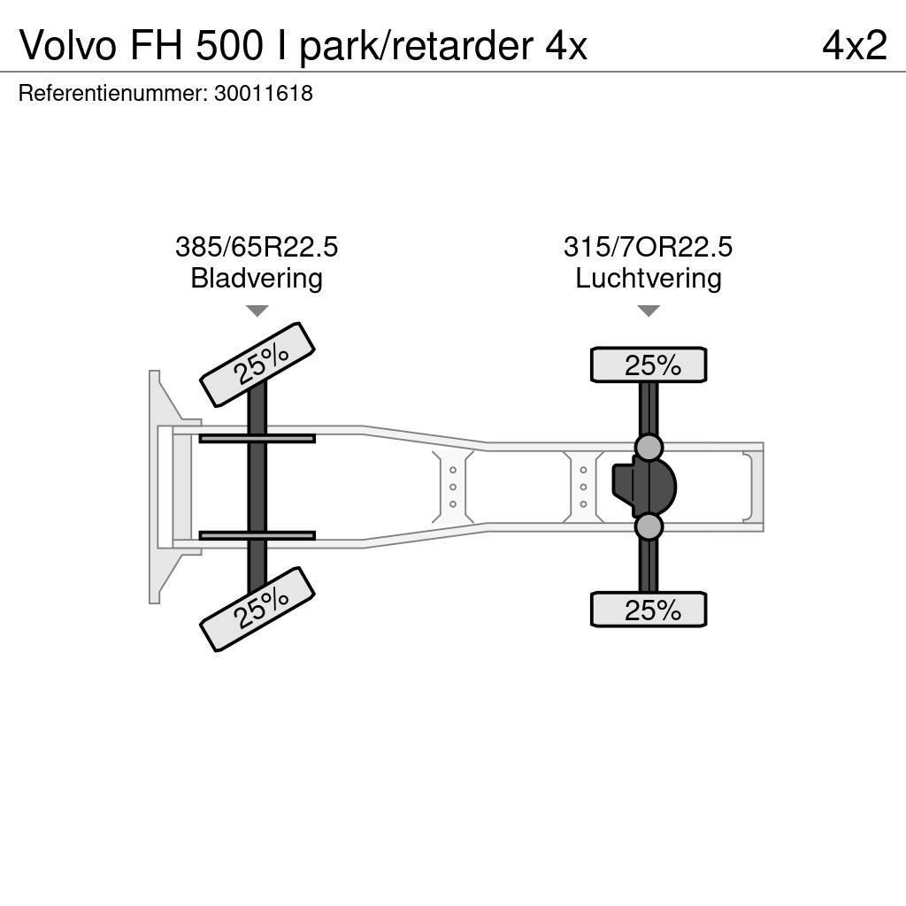 Volvo FH 500 I park/retarder 4x Sattelzugmaschinen